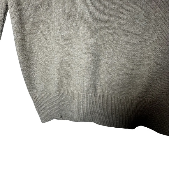 Lands End Cotton Wool blend Turtle‎ neck sweater size Medium - Picture 3 of 8